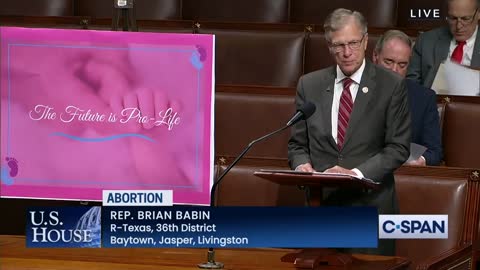 Brian Babin: The Democrats' sadistic abortion agenda pushes to legalize abortion on demand for any reason and at any time until birth.
