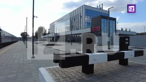 A restored railway station has opened in Mariupol.-RUSSIA