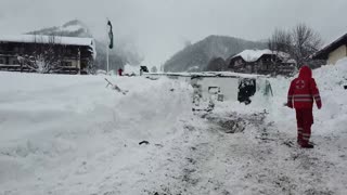 Gran parte de Austria está paralizada por intensas nevadas