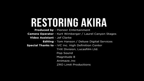 Restoring Akira - Digital Restoration 2001