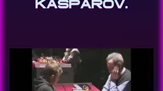 13-year-old Magnus Carlsen takes on the legendary world champion Kasparov