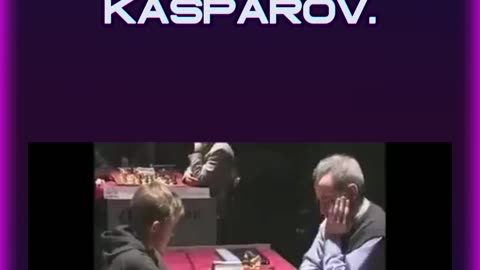 13-year-old Magnus Carlsen takes on the legendary world champion Kasparov