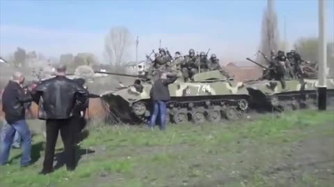 2014 Kramtorsk, Ukrainian forces terrorzing the people of the Donbass