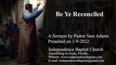 Be Ye Reconciled