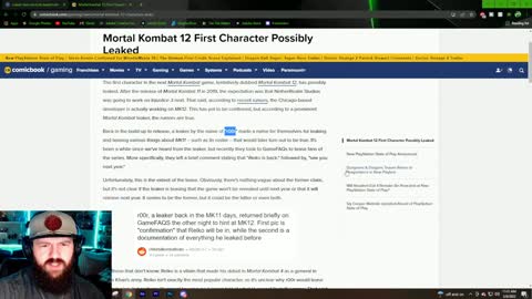MORTAL KOMBAT 12 RELEASE DATE *LEAKED* And 1st Character IS!!! Check it Out Now!