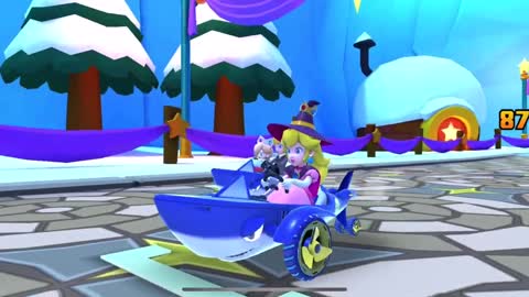 Mario Kart Tour - 3DS Rosalina’s Ice World R Gameplay