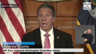 Gov. Cuomo supports Christopher Columbus Statue