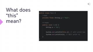 What Does "this" mean?