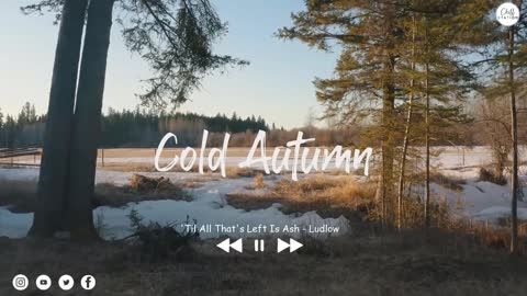 Cold Autumn | Songs for cold day with coffe cup ☕| An Indie/Pop/Folk/Acoustic Playlist