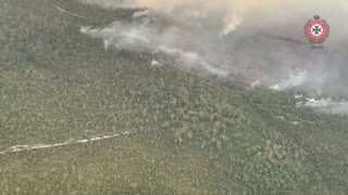 Un incendio amenaza a una isla considerada Patrimonio de la Humanidad en Australia