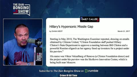 MUST WATCH - Bill & Hillary Clinton COLLUDED w/Russia to give them Hypersonic Missile Technology!