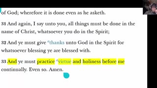 Practice Virtue - Holiness - Before Me - DC 46- 50 - 2 Peter 1 Godliness - 3-31-24