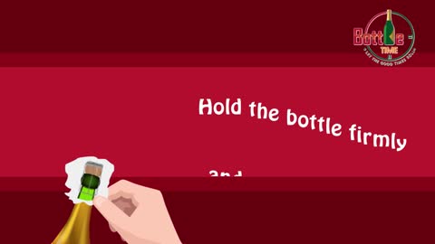 How to pop-up Champagne bottle, safely?