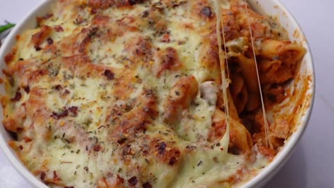 Baked Creamy Chicken Pasta By Recipes of the world Ingredients.