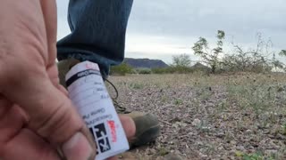 Geocaching Power trail in Arizona