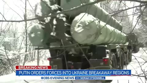 Putin orders forces into Ukraine breakaway regions- NEWS OF WORLD 🌏