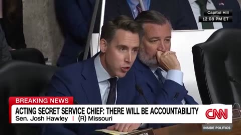 Hawley has tense exchange with Secret Service official | CNN