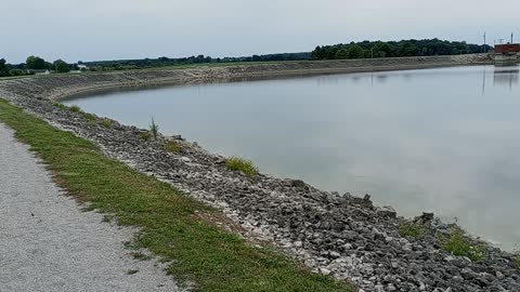 Beautiful walk. By the water