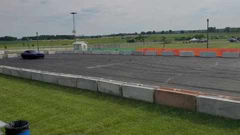 Hellcat Testing Out The MotorMania Burnout Pit