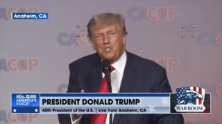 President Donald Trump: "We're gonna get them the hell out of our country