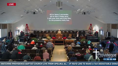 LIVE: Providence Baptist Church on RSBN - Sunday, Dec 17, 2023