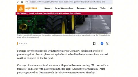 German farmers' protests