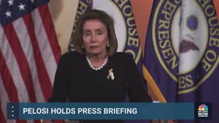 Nancy Pelosi: "I don’t speculate on who’s running in 2024 even if it’s the former occasional occupant of the WH. That's up to the Republicans to figure out what impact it may have on them."
