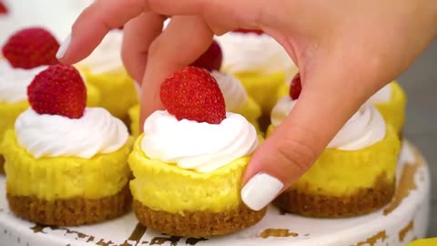 Tiny Treats, Big Flavor - Mini Cheesecakes Recipe Revealed!| Happy Easter