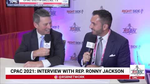 Interview with Congressman Ronny Jackson (TX-13) at CPAC 2021 in Dallas 7/9/21