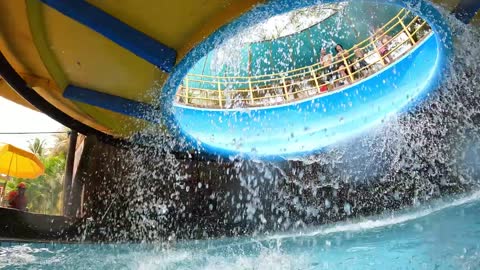 Space Bowl Water Slide at Thermas dos Laranjais