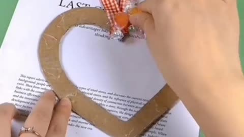 Outstanding beautiful Hand Cradt of Paper Heart #Crat #Art #Ideas