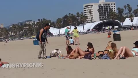 Cutting Bikinis Prank SEXY Girls Beach Prank Pranks