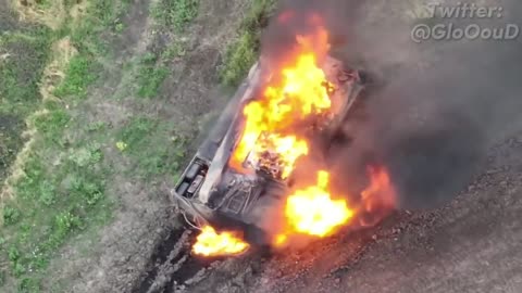 💣 Ukraine Russia War | Ukrainian Drone Destroys Russian "BREM-L" Armored Recovery Vehicle | RCF