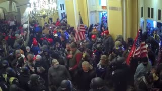 January 6 - Peaceful Protesters Hanging with the Police