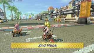 Mario Kart 8 Deluxe Switch Princess Peach Part 6 Toad Harbour