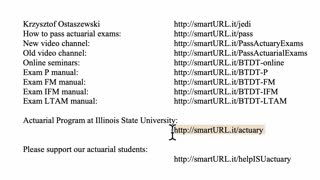 Exam P exercise for March 22, 2021