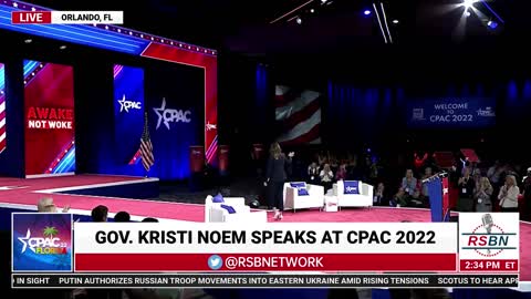 Governor Kristi Noem Full Speech at CPAC 2022 in Orlando