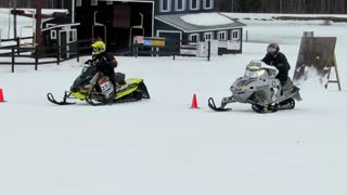 Snow Drag Racing Fail