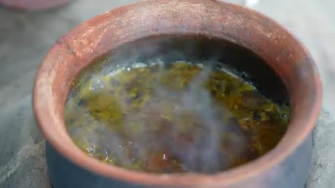 Country CRAB Catching and Cooking in Claypot