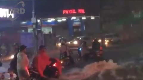 Worst monsoon rains in human history in Vietnam