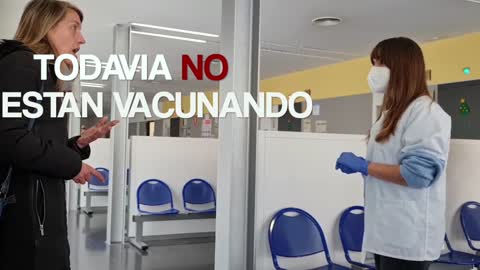Escandalo Saniatarios incumpliendo los protocolos con las vacunas