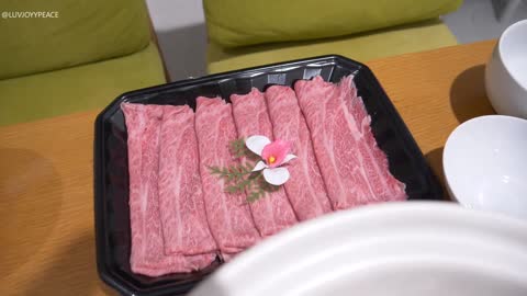 Delicious A4 Wagyu Sukiyaki