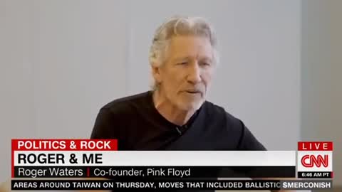 Roger Waters on CNN attempts to educate Michael Smerconish about the propaganda they spread