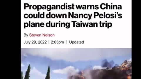 Nancy Pelosi might die in Tawain