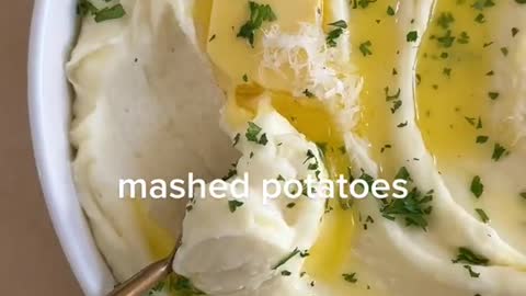 creamy and fluffy mashed potatoes!