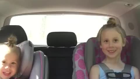 Adorable little girls and an awesome mama singing Mr. Josh kids music song "Happy Face"