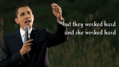 Barack Obama speech,motivation from Barack Obama for hard work
