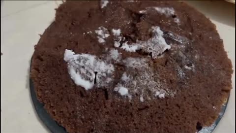 Chocolate ice cake