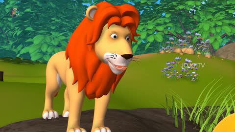 White Lion King Secret Story | 3D Hindi Moral Stories for Kids JOJO TV