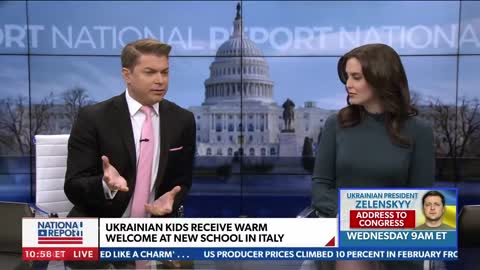 VIDEO: Ukrainian kids receive special welcome at new school after escaping war | National Report